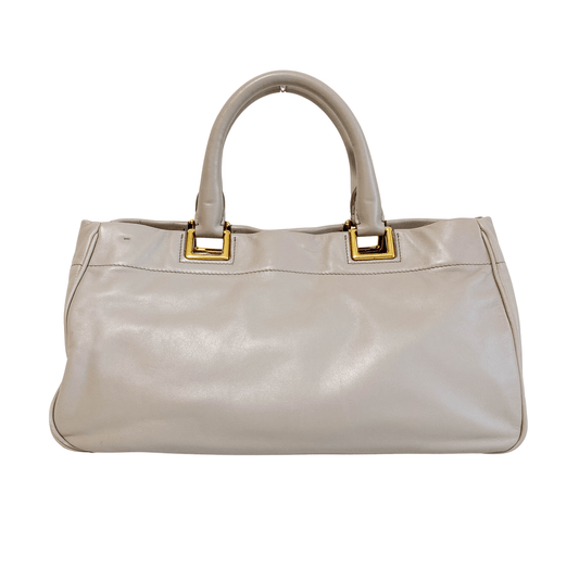 PRADA Vintage Horizontal Beige Handlebag, in , Sold by HIVE PRELOVED - Handle Bags, ,
