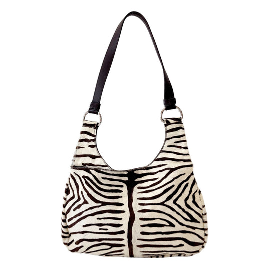 PRADA Zebra Print Pony Hair Shoulder Bag, in , Sold by HIVE PRELOVED - Shoulder Bags, ,