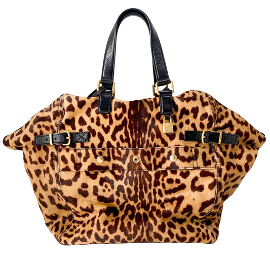 SAINT LAURENT Leopard Print Tote Handle Bag, in , Sold by HIVE PRELOVED - Handle Bags, ,