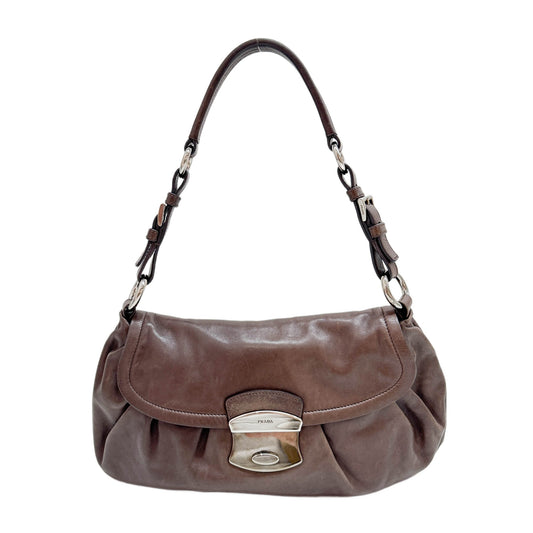 Brown Leather Shoulder Bag