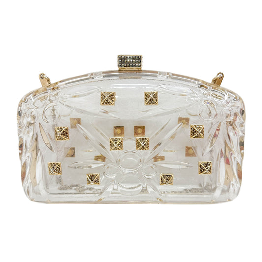 Studs Clear Plastic Two Way Bag