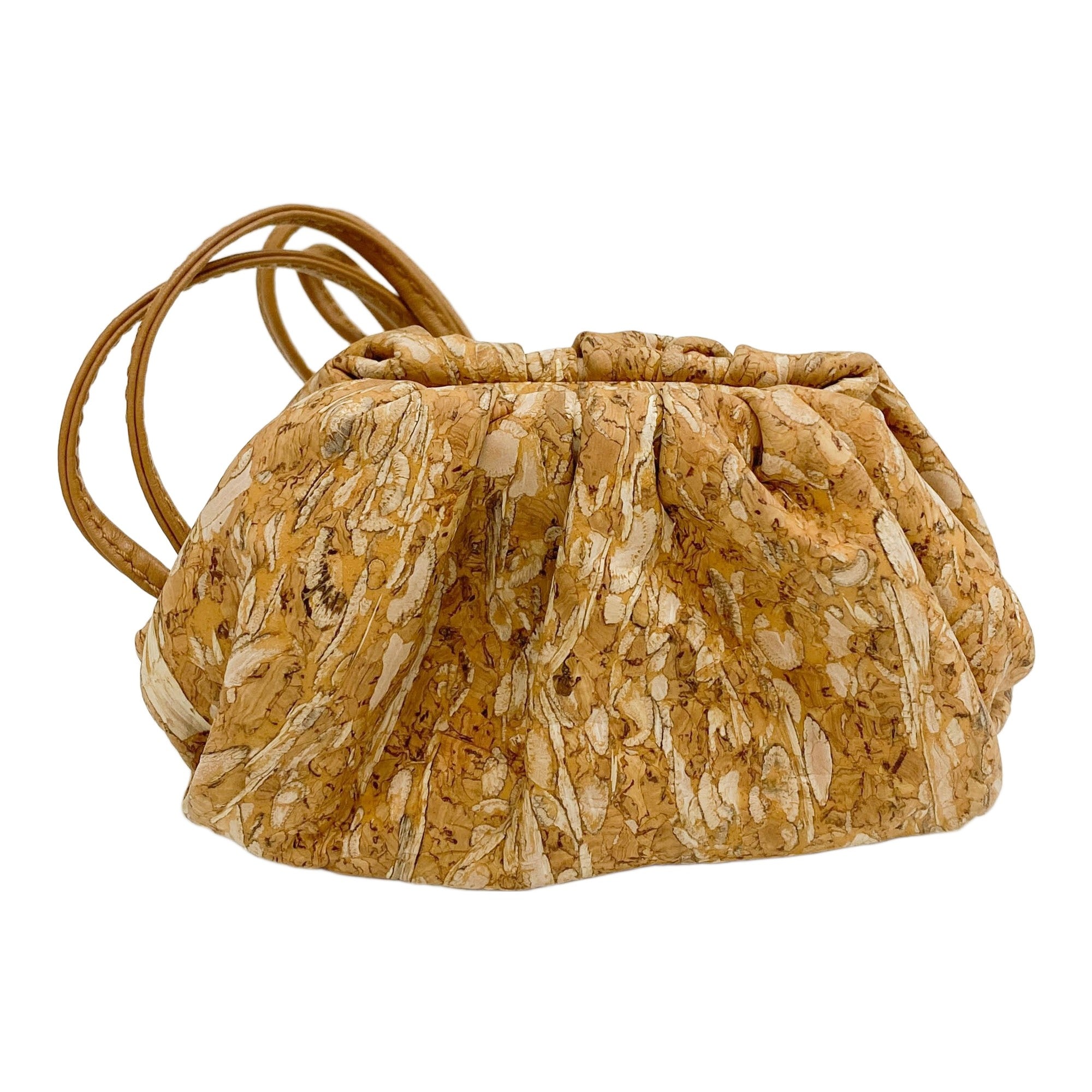 Mini The Pouch Beige Cork Crossbody Bag