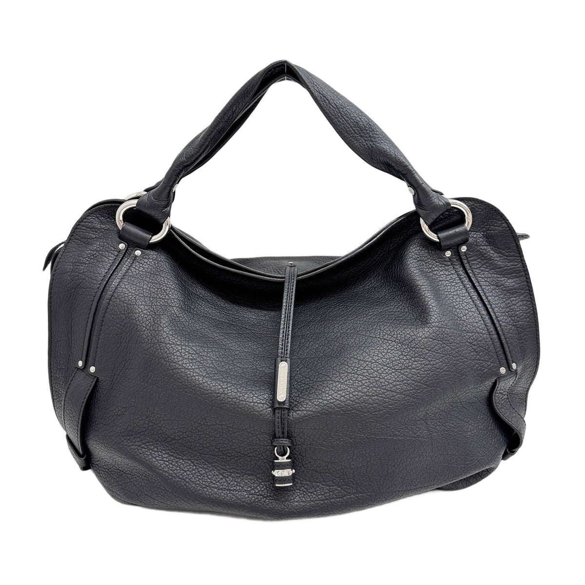 XL Bittersweet Black Leather Tote Bag