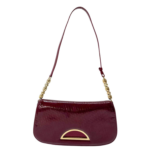 Limited Edition Malice Pearl Red Patent Leather Shoulder Bag