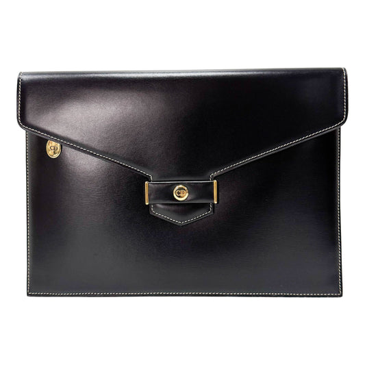 Envelope Leather Clutch Bag