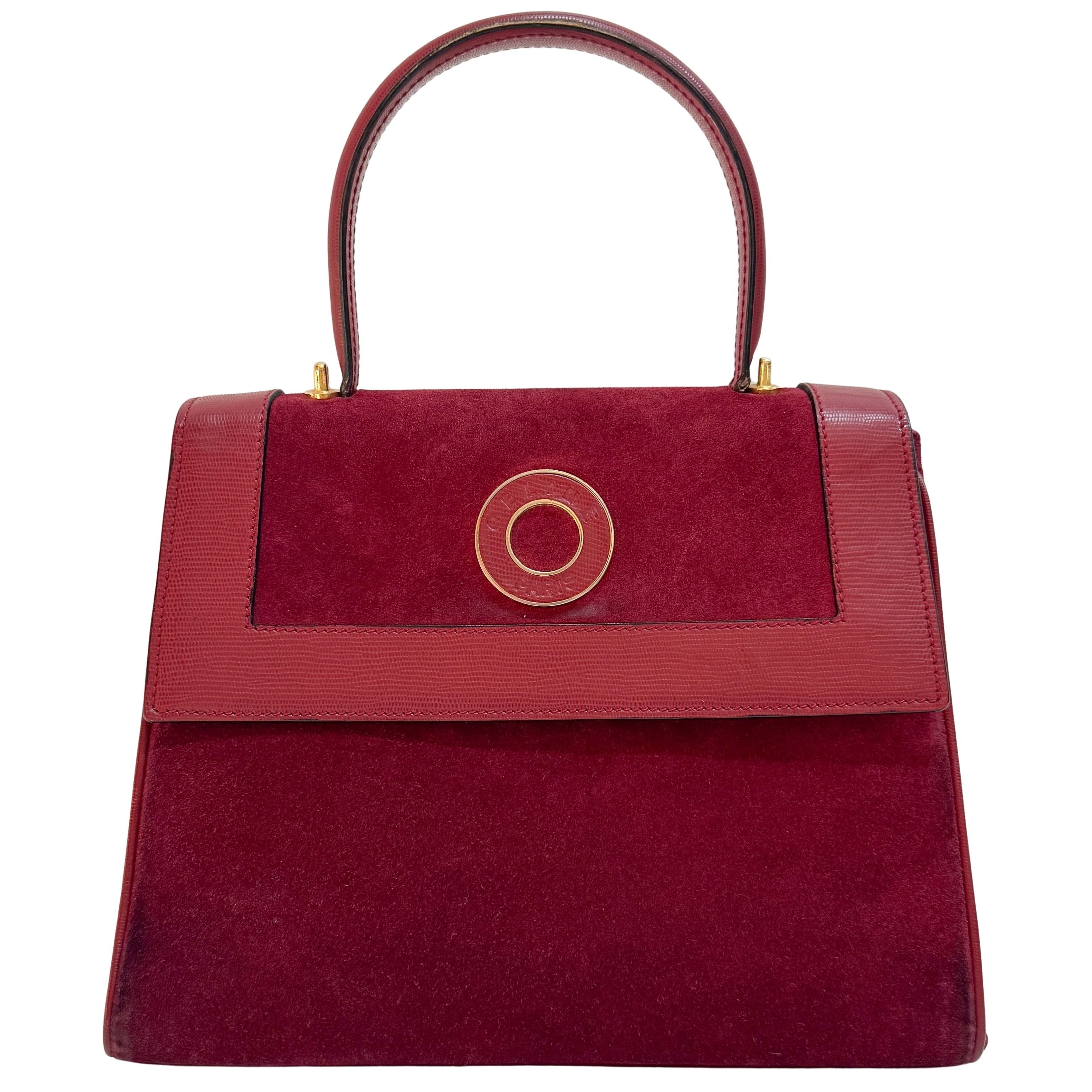 Red Suede Handbag