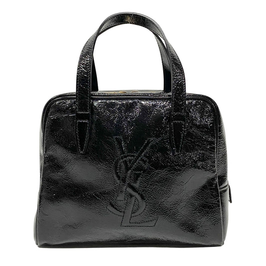 Black Patent Leather Handbag