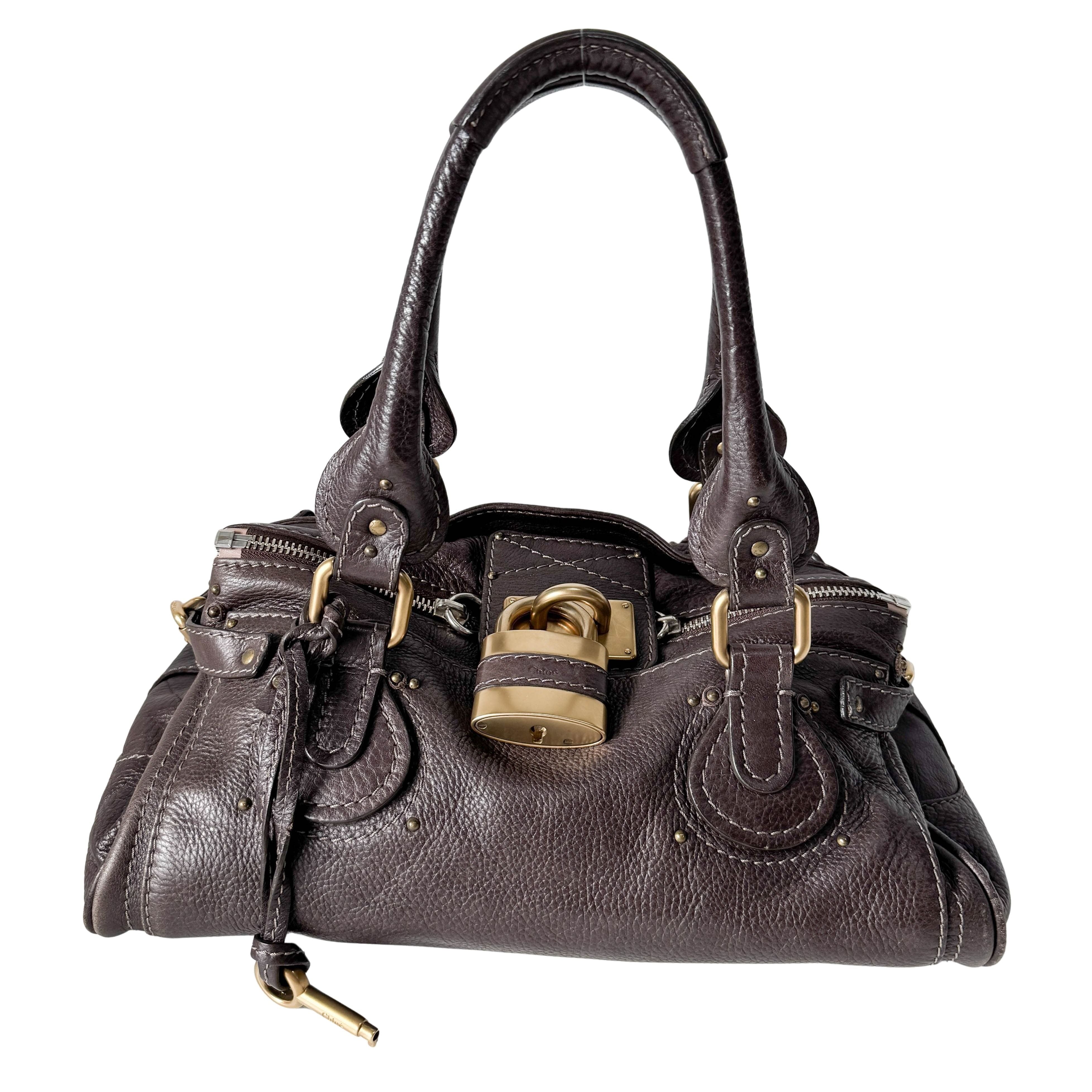 Paddington Brown Leather Shoulder Bag