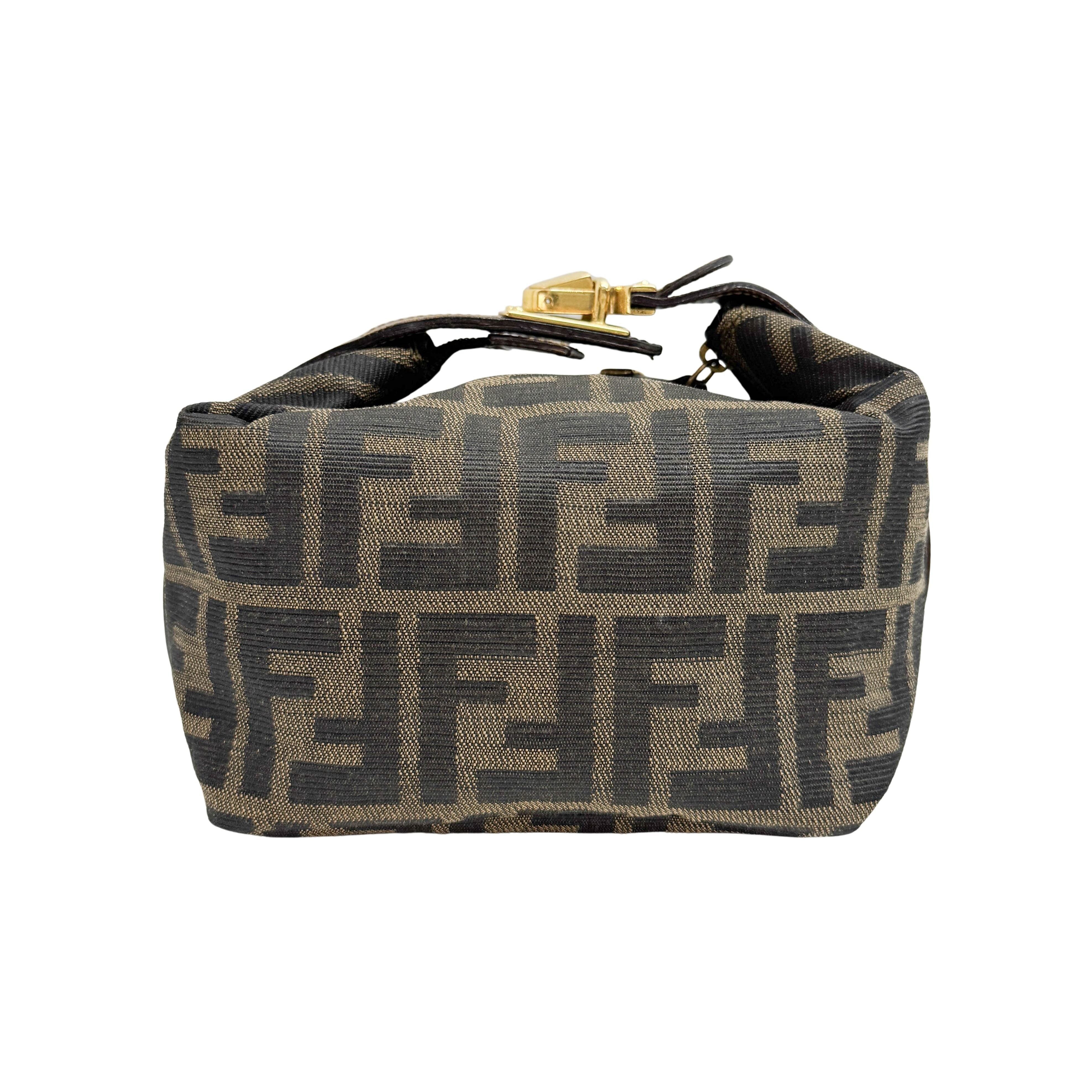 Zucca Brown Canvas Pouch