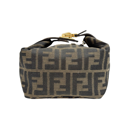 Zucca Brown Canvas Pouch