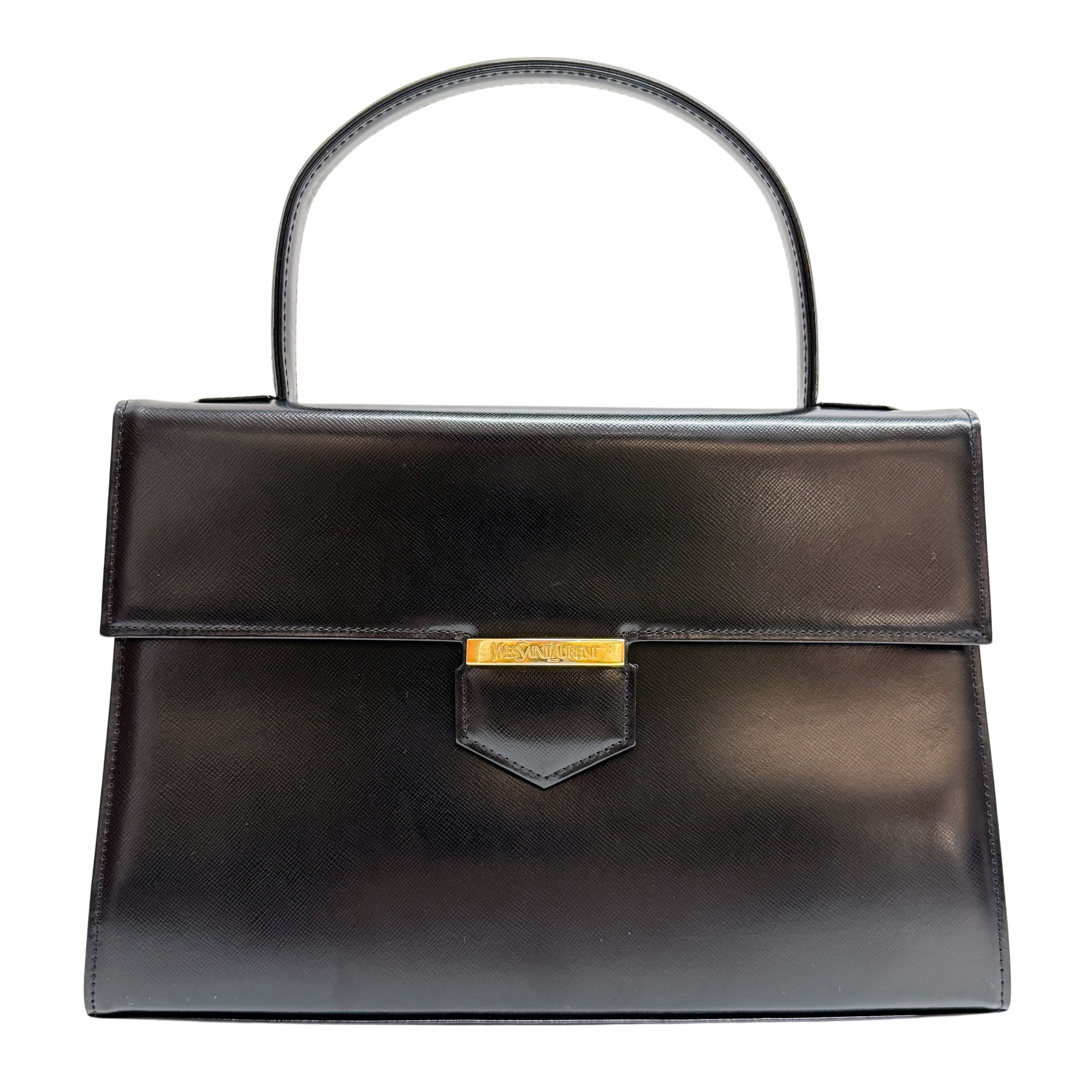 Black Leather Handbag