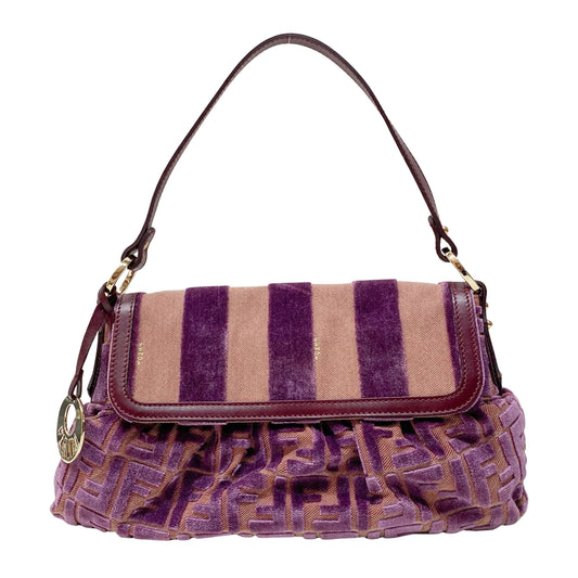 Chef Purple Zucca Canvas Shoulder Bag