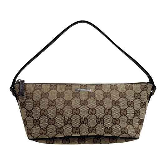 Boat GG Brown Canvas Pouch Shoulder Bag