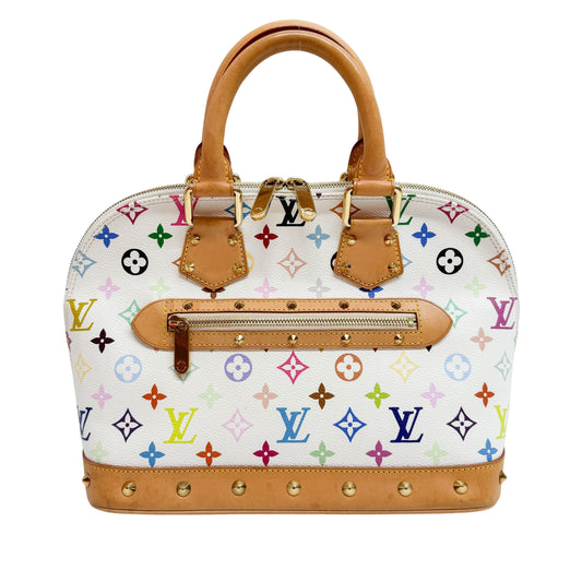 Monogram Multi-color Coated Canvas Hand Bag