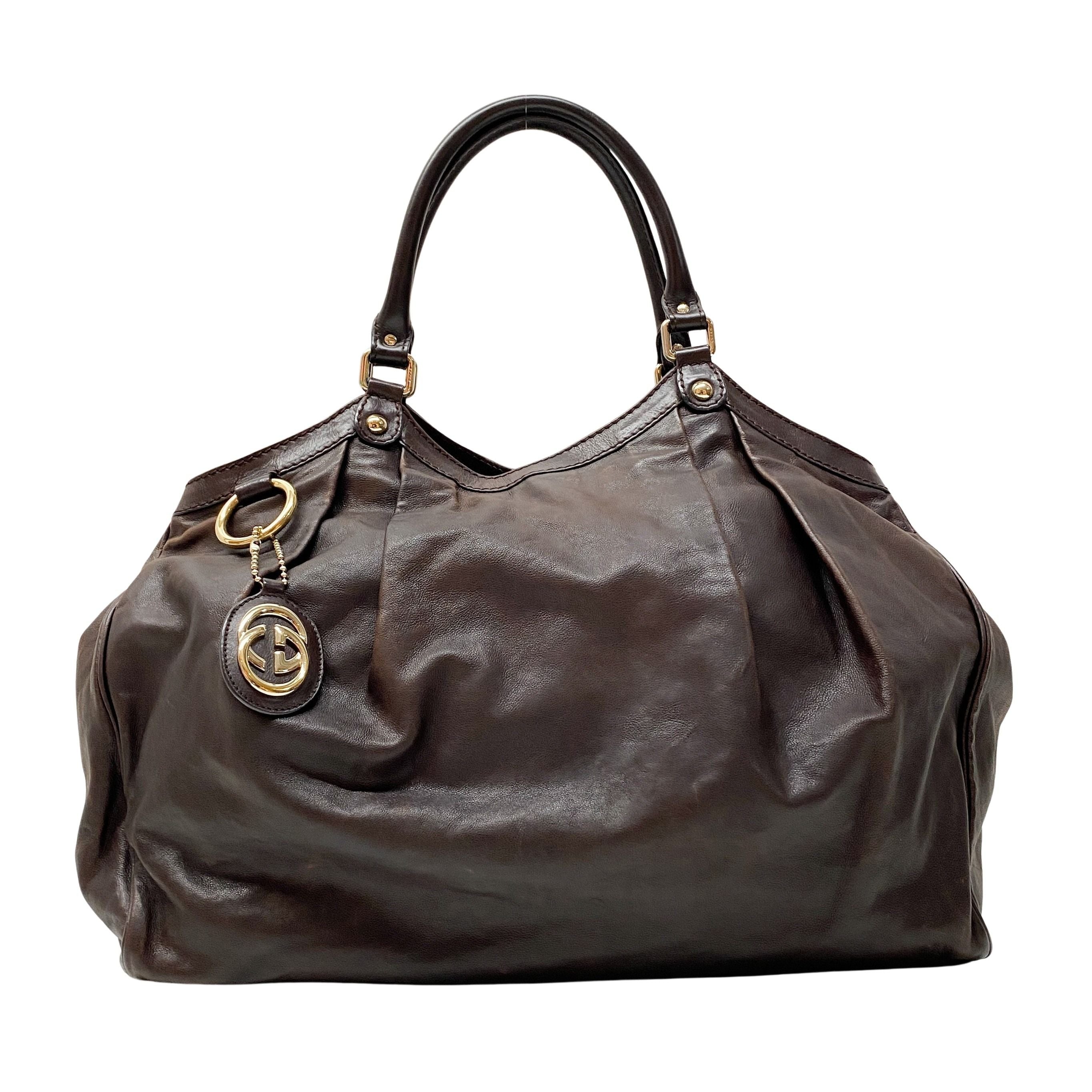 Brown Leather Tote Bag