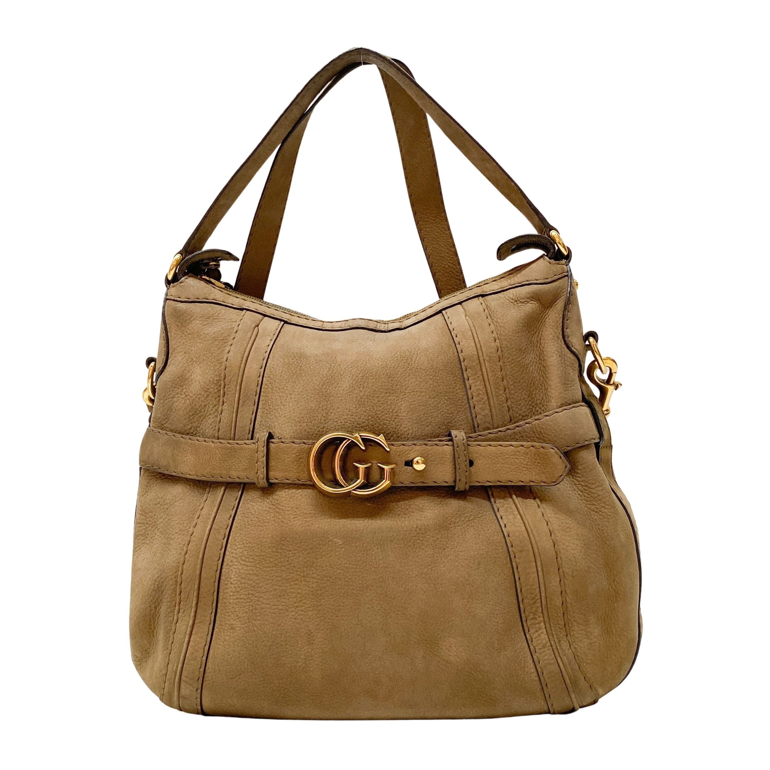 Vintage Brown Leather Shoulder Bag