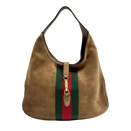Jackie Brown Suede Shoulder Bag