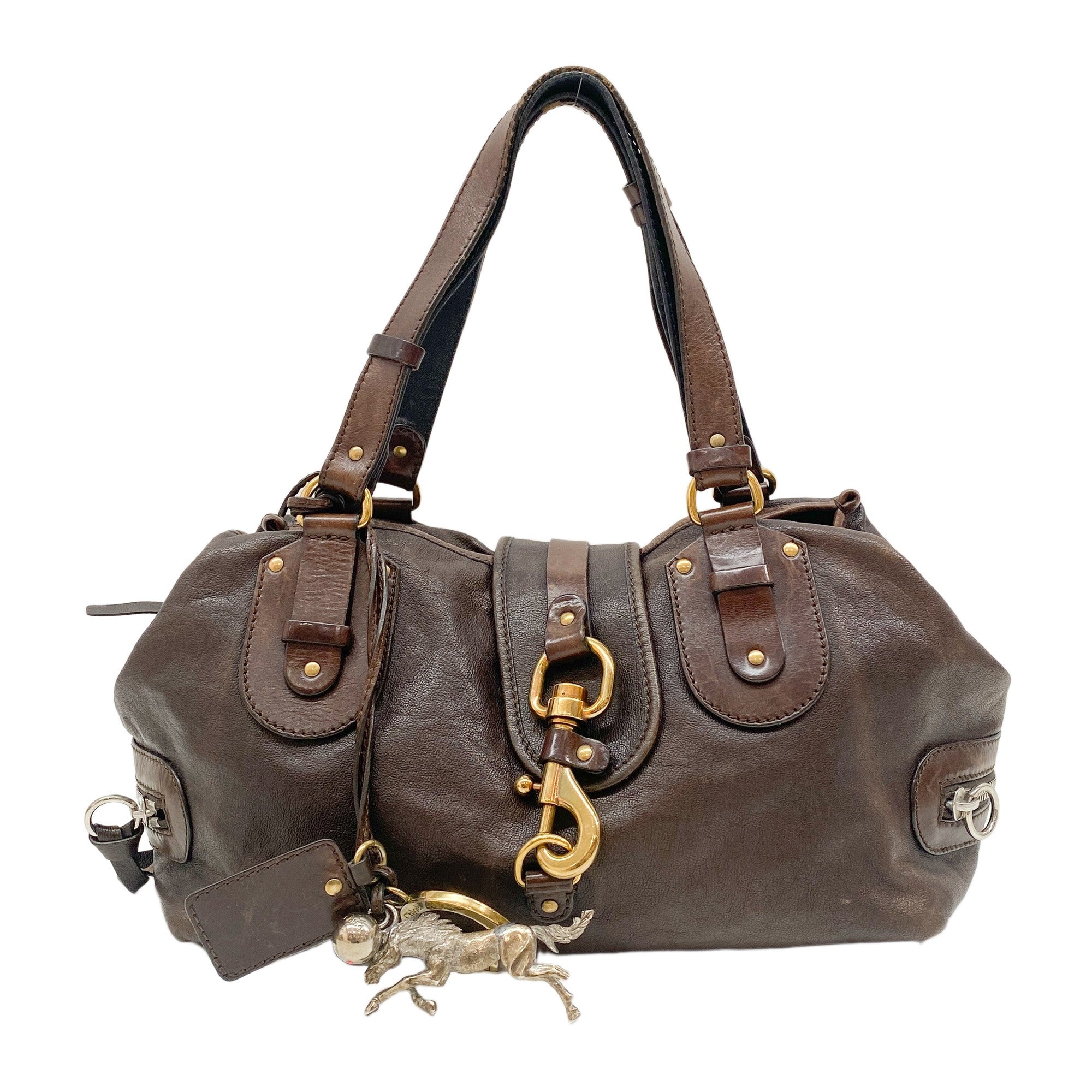 Kerala Brown Leather Shoulder Bag