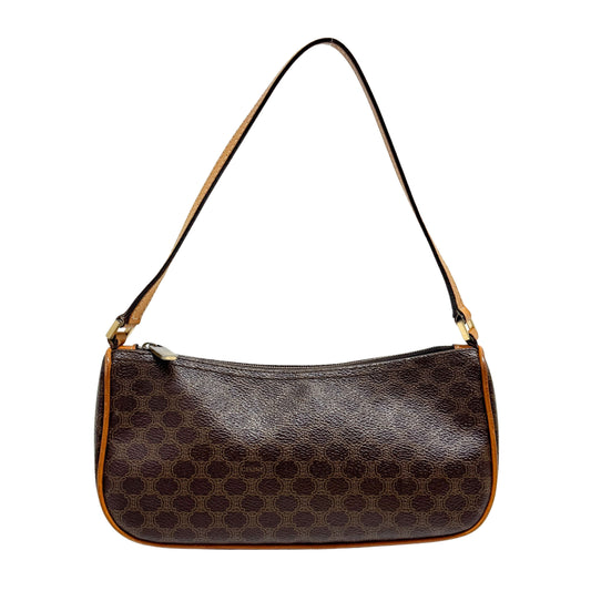 Macadam Brown Canvas Shoulder Bag