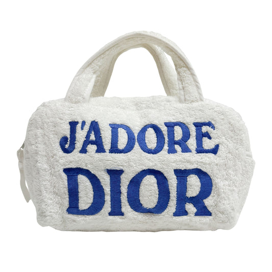 J'Adore Dior Terry Towel Mini Boston Bag
