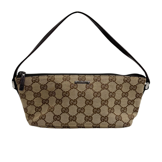 Boat GG Brown Canvas Pouch