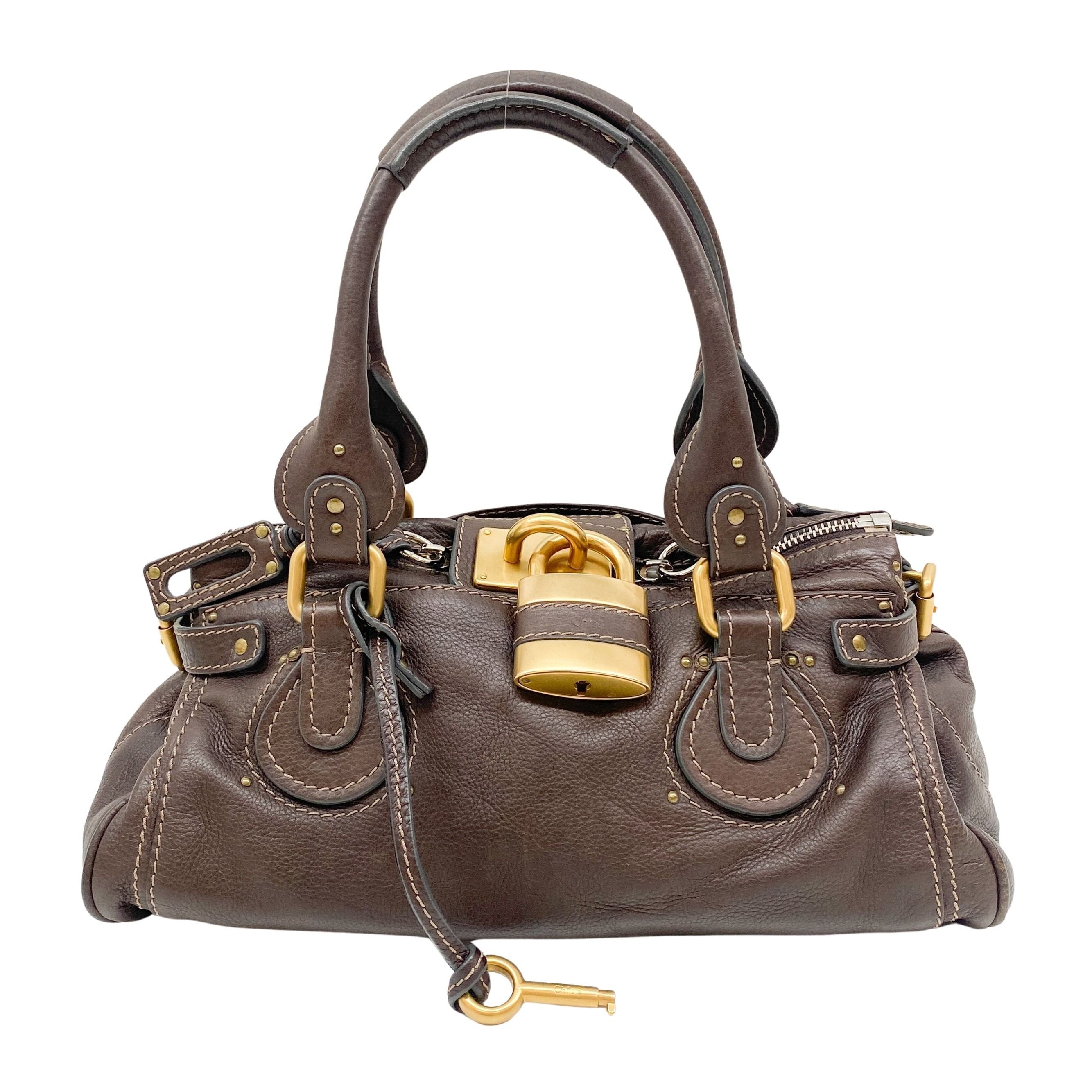 Paddington Brown Leather Shoulder Bag