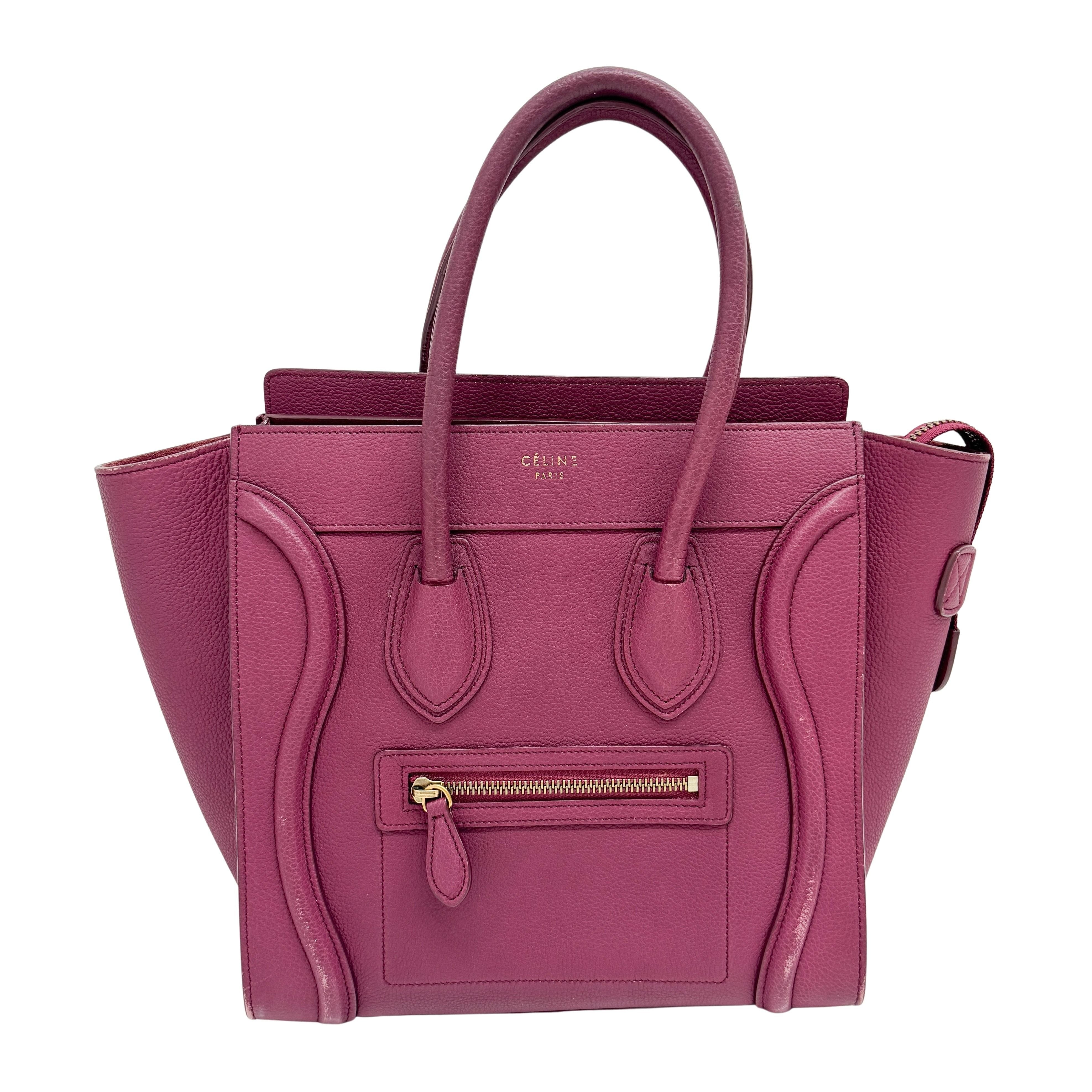 Luggage Microshopper Leather Tote Bag