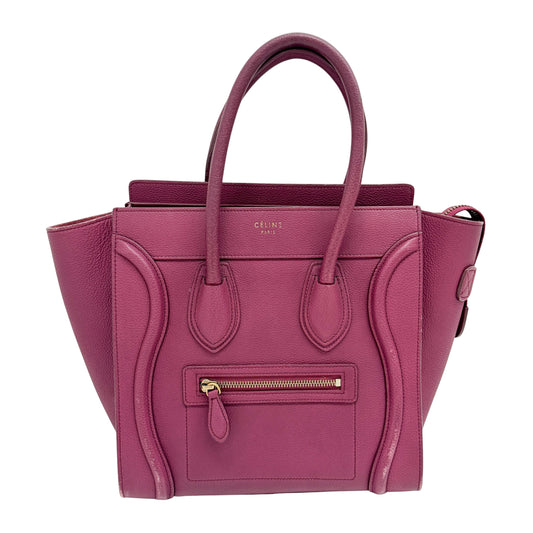 Luggage Microshopper Leather Tote Bag