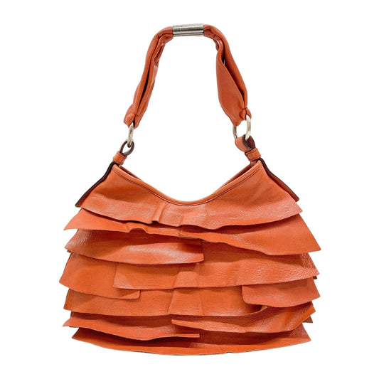 Saint Tropez Orange Leather Shoulder Bag