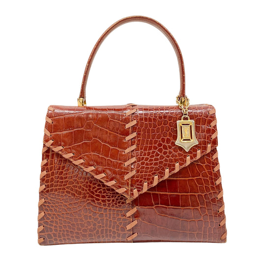 Cassandra Red Leather Hand Bag