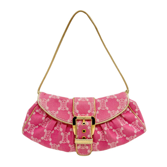 Macadam Pink Denim Shoulder Bag