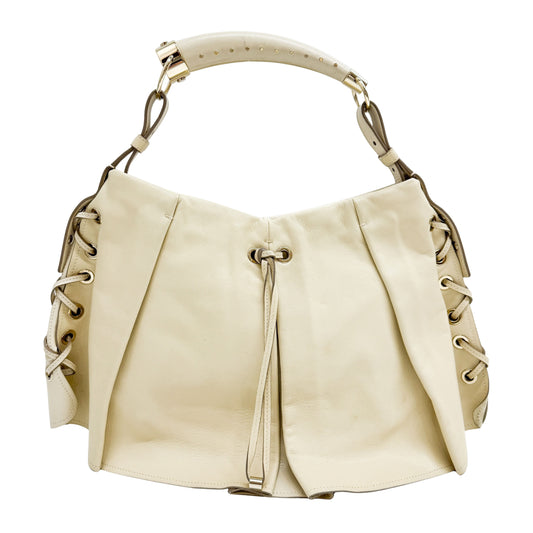 Mombasa Beige Leather Hand Bag
