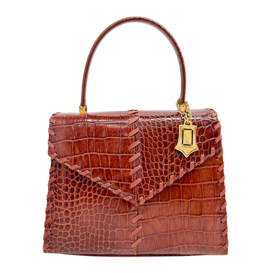 Cassandra Red Leather Hand Bag