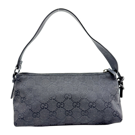GG Canvas Black Pouch Bag