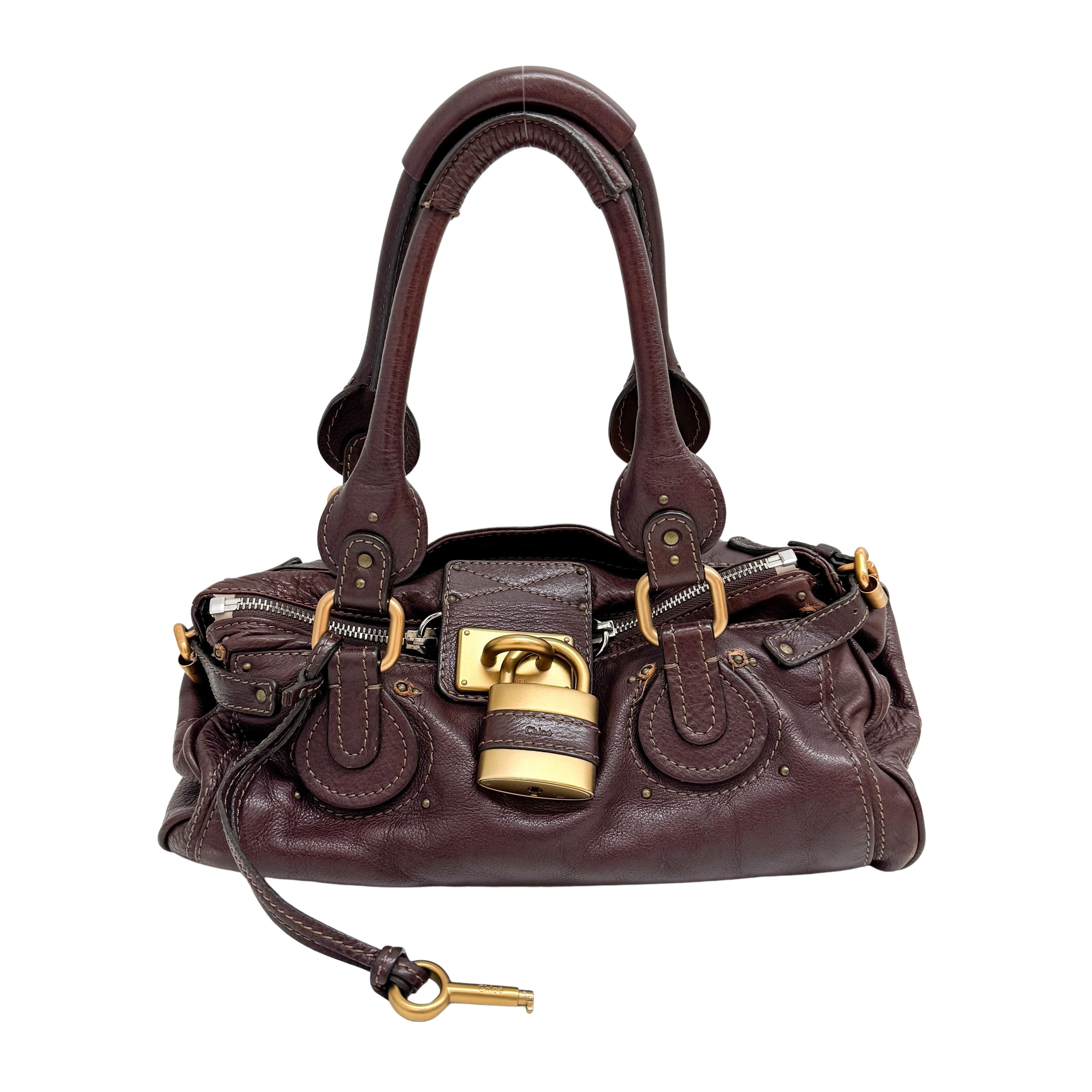 Paddington Brown Leather Shoulder Bag