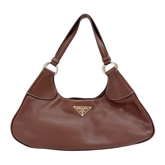 Brown Leather Shoulder Bag