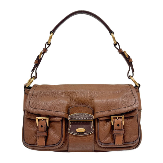 Brown Leather Shoulder Bag
