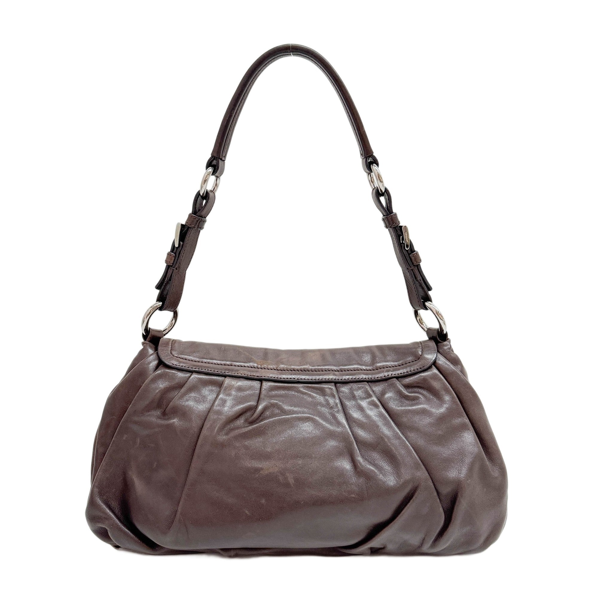 Brown Leather Shoulder Bag
