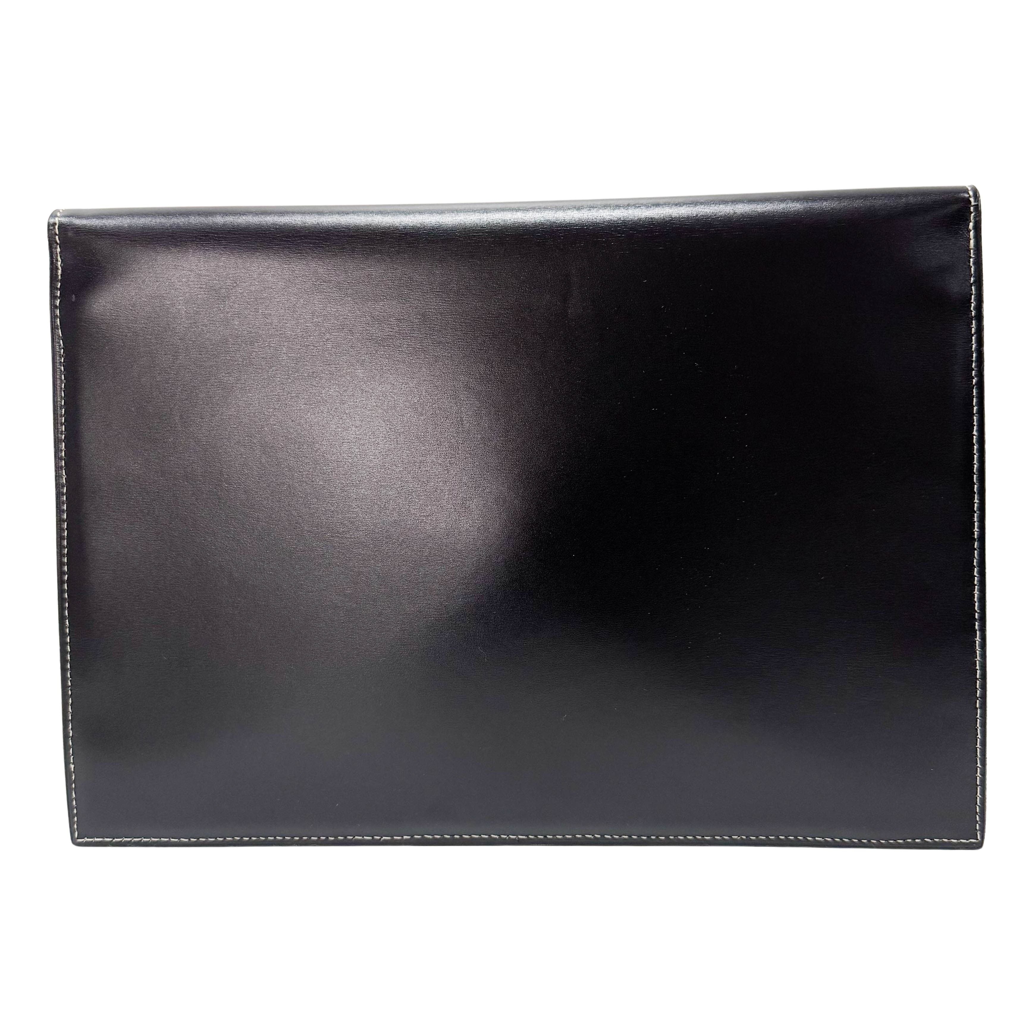 Envelope Leather Clutch Bag