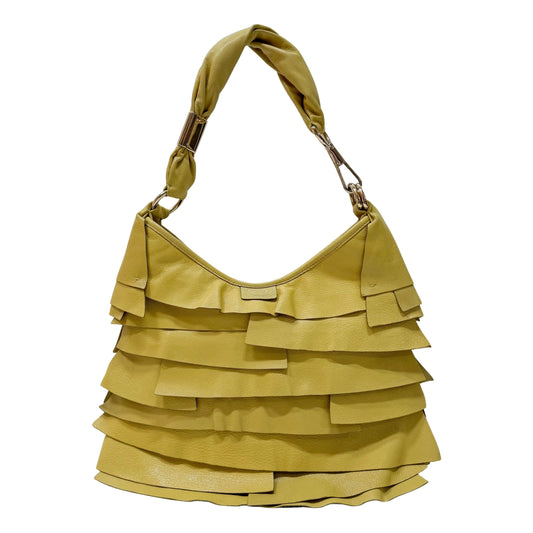 Saint Tropez Green Leather Shoulder Bag