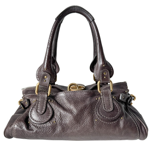 Paddington Brown Leather Shoulder Bag