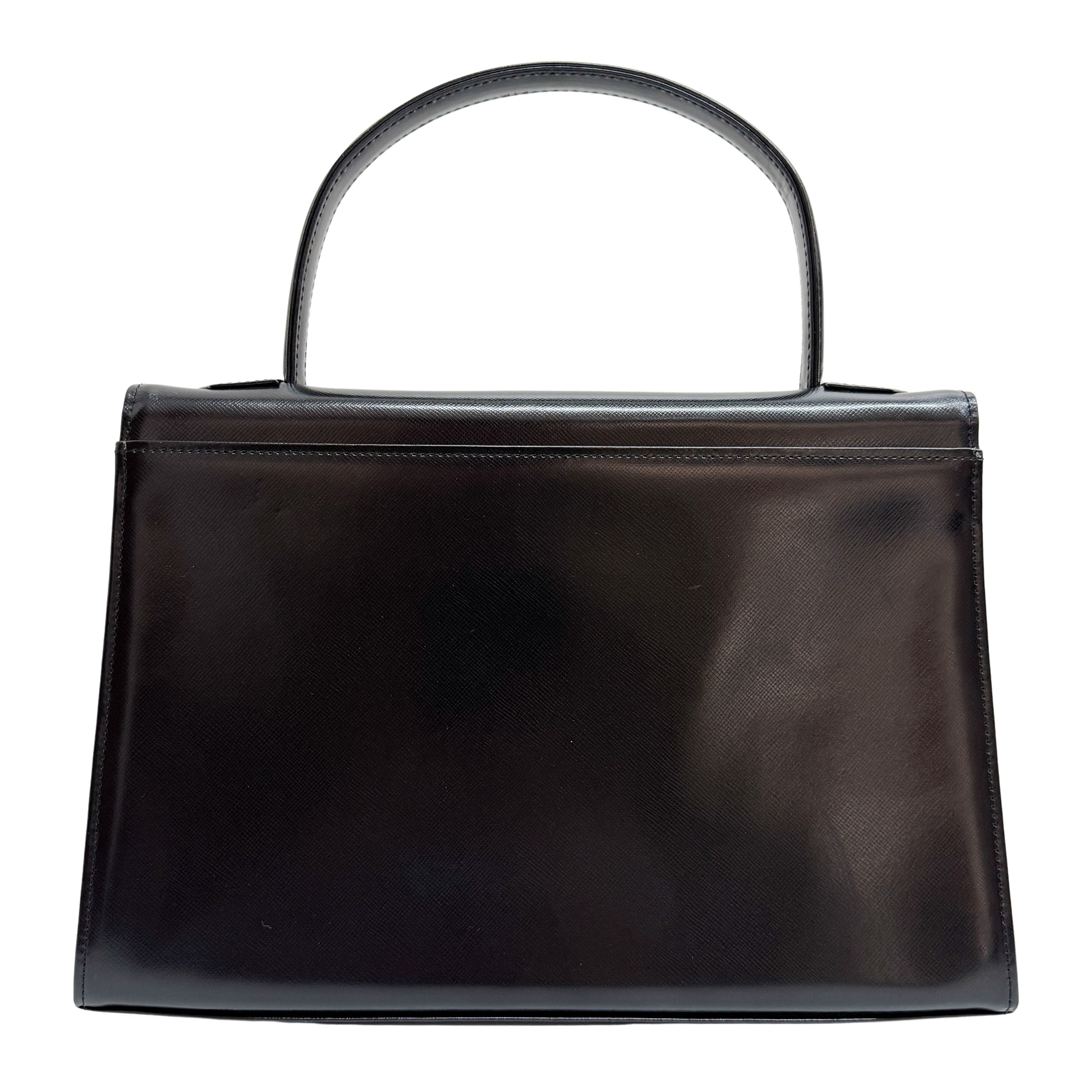 Black Leather Handbag