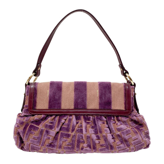 Chef Purple Zucca Canvas Shoulder Bag