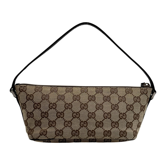 Boat GG Brown Canvas Pouch Shoulder Bag