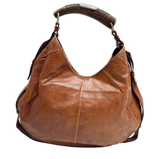Mombasa Brown Leather Shoulder Bag