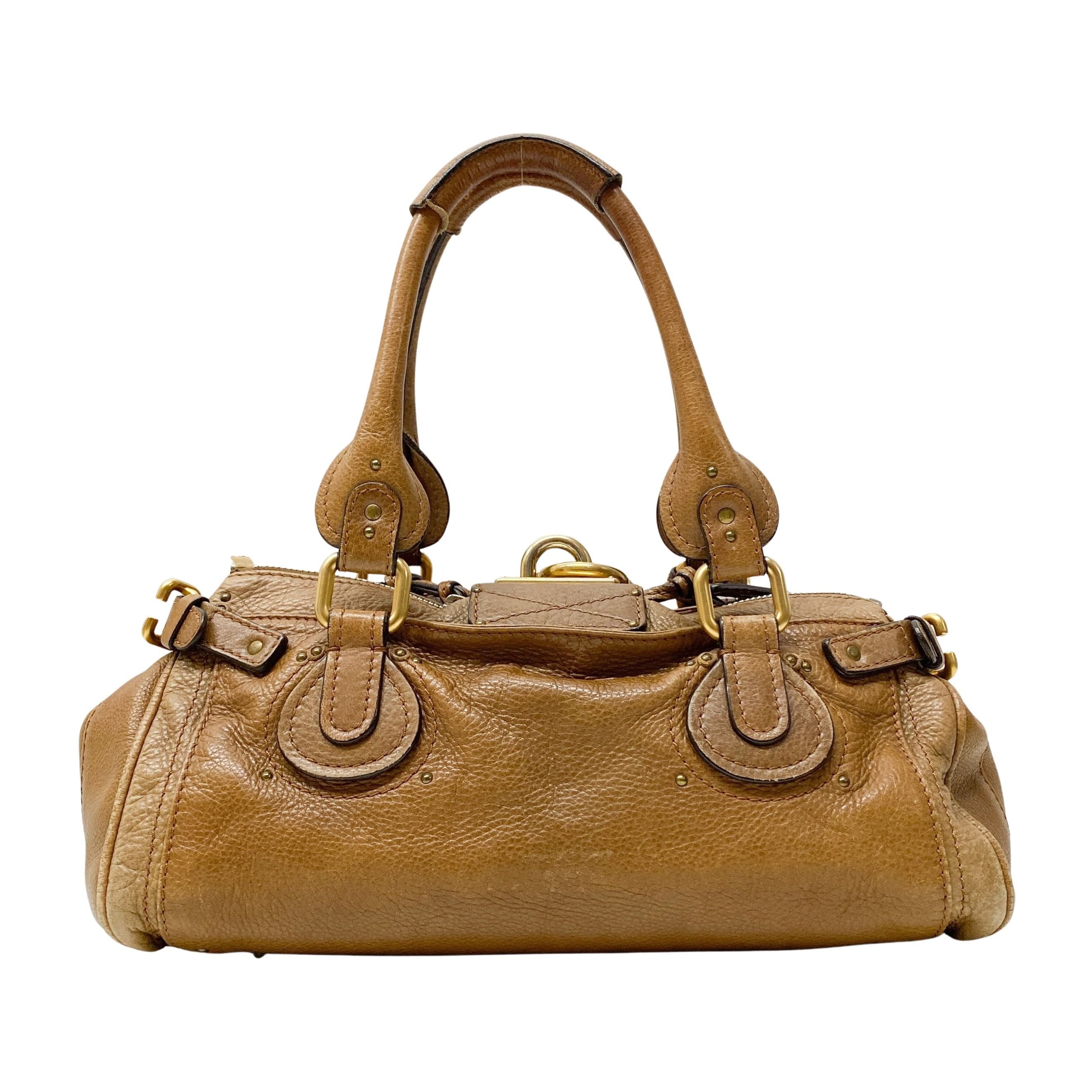 Paddington Brown Leather Shoulder Bag