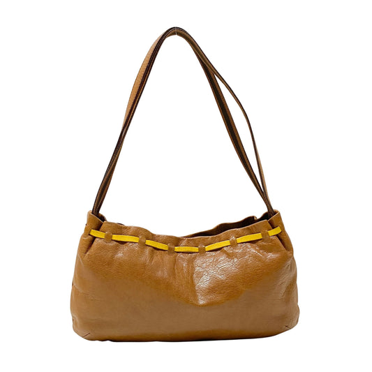 Brown Leather Shoulder Bag