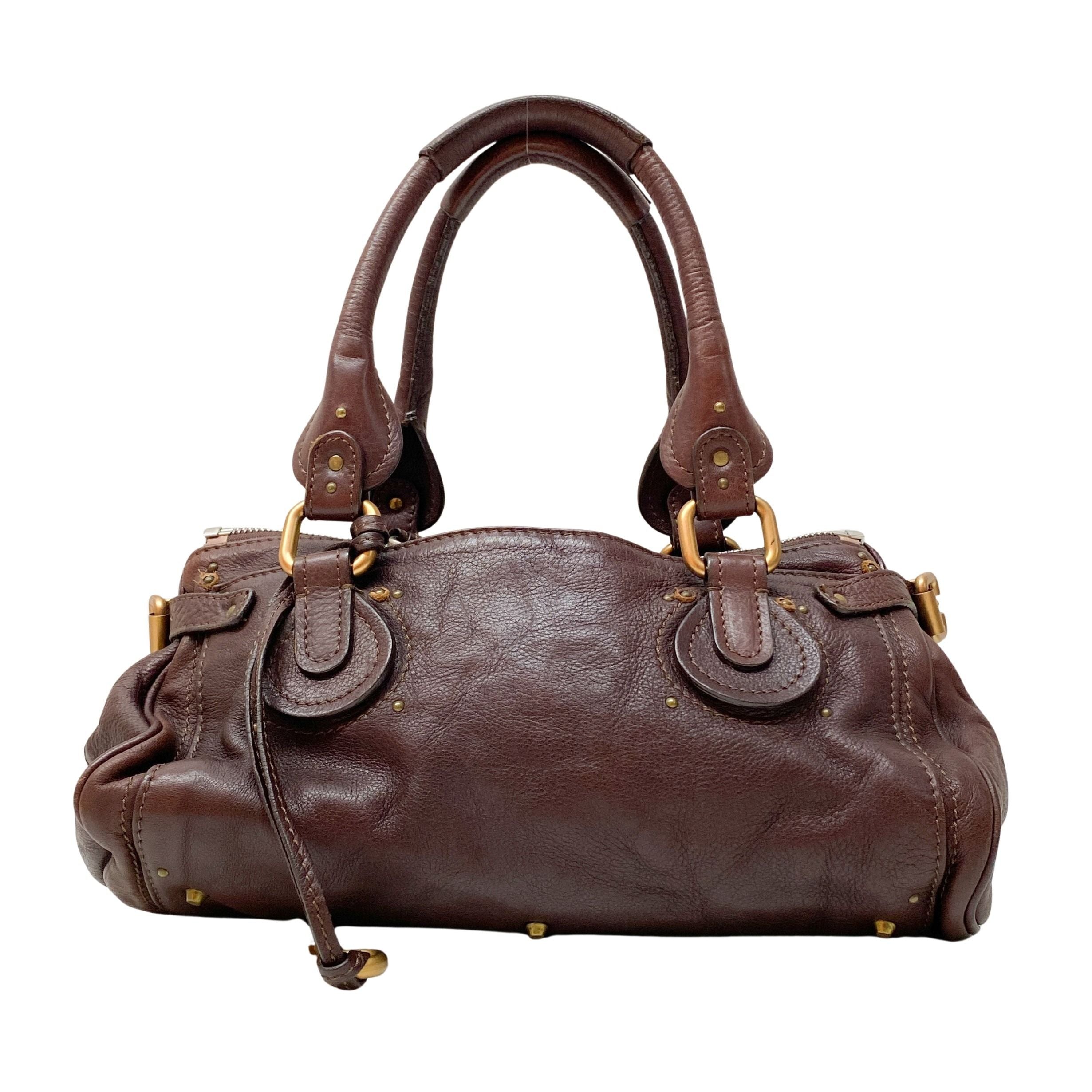 Paddington Brown Leather Shoulder Bag