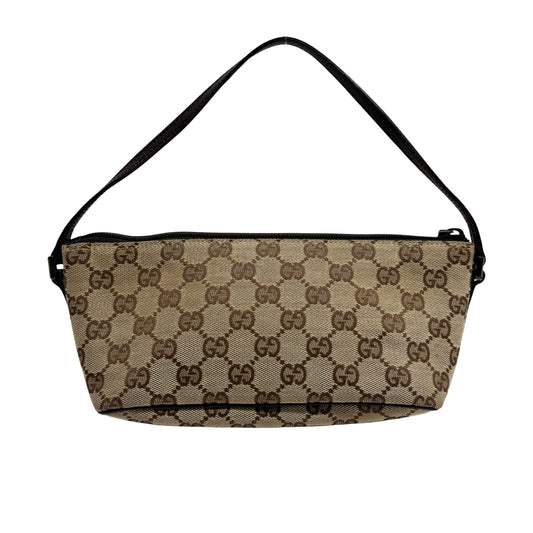 Boat GG Brown Canvas Pouch