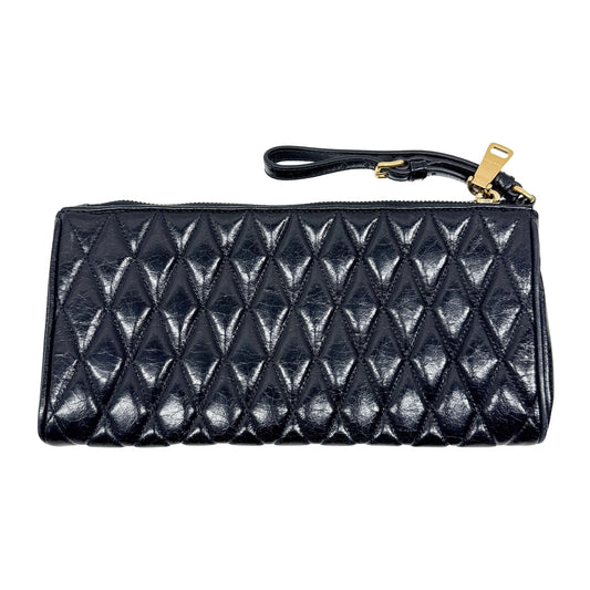 Vintage Black Leather Pouch
